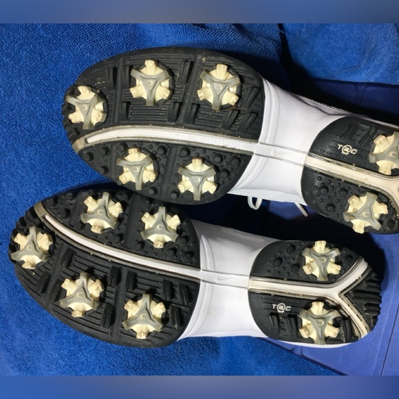 Nike Air Tac Leather Golf Cleat Shoes Size 7 - Picture 7 of 15